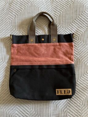 FEED Project Waxed Canvas Bag